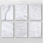 Fraboutiq Marble 4-door Sideboard with Drawers