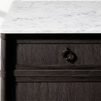 Fraboutiq Marble 4-door Sideboard with Drawers