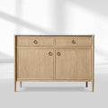 Fraboutiq Marble Double-Door Sideboard with Drawers