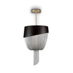 Modern Forever Chandelier, Oak, Aluminium Chain, Handmade Portugal by Greenapple-kimoylights