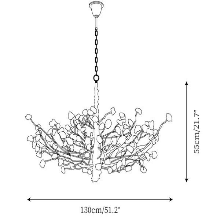 Gemstone Branch Chandelier -kimoylights