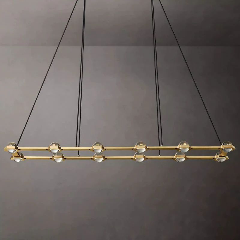 Genius Rectangular Chandelier 72"