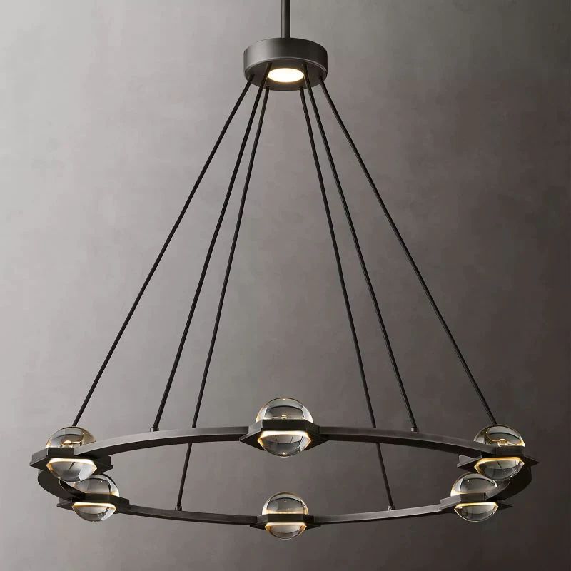 Genius Round Chandelier 36"