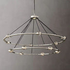 Genius Two-Tier Round Chandelier 60"