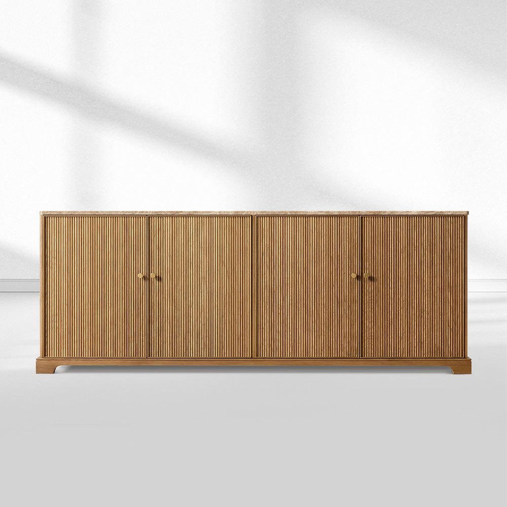 Genprestige Emperador Reeded 4-door Sideboard
