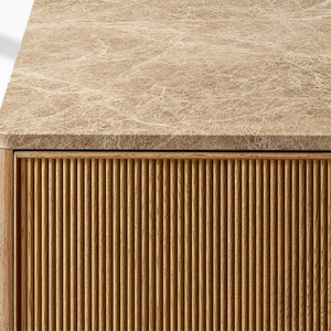 Genprestige Emperador Reeded 4-door Sideboard