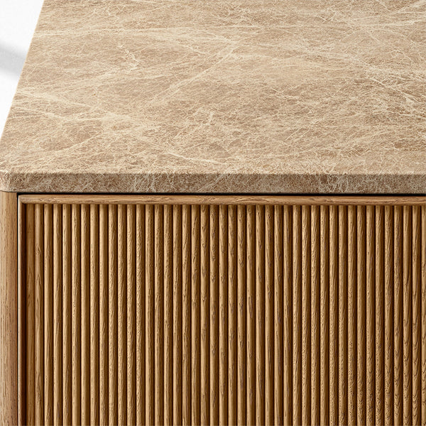 Genprestige Emperador Reeded 4-door Sideboard