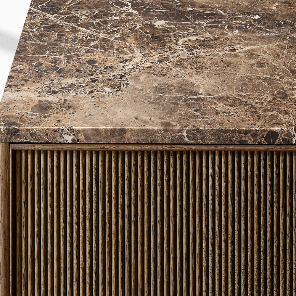 Genprestige Emperador Reeded 4-door Sideboard