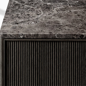 Genprestige Emperador Reeded 4-door Sideboard