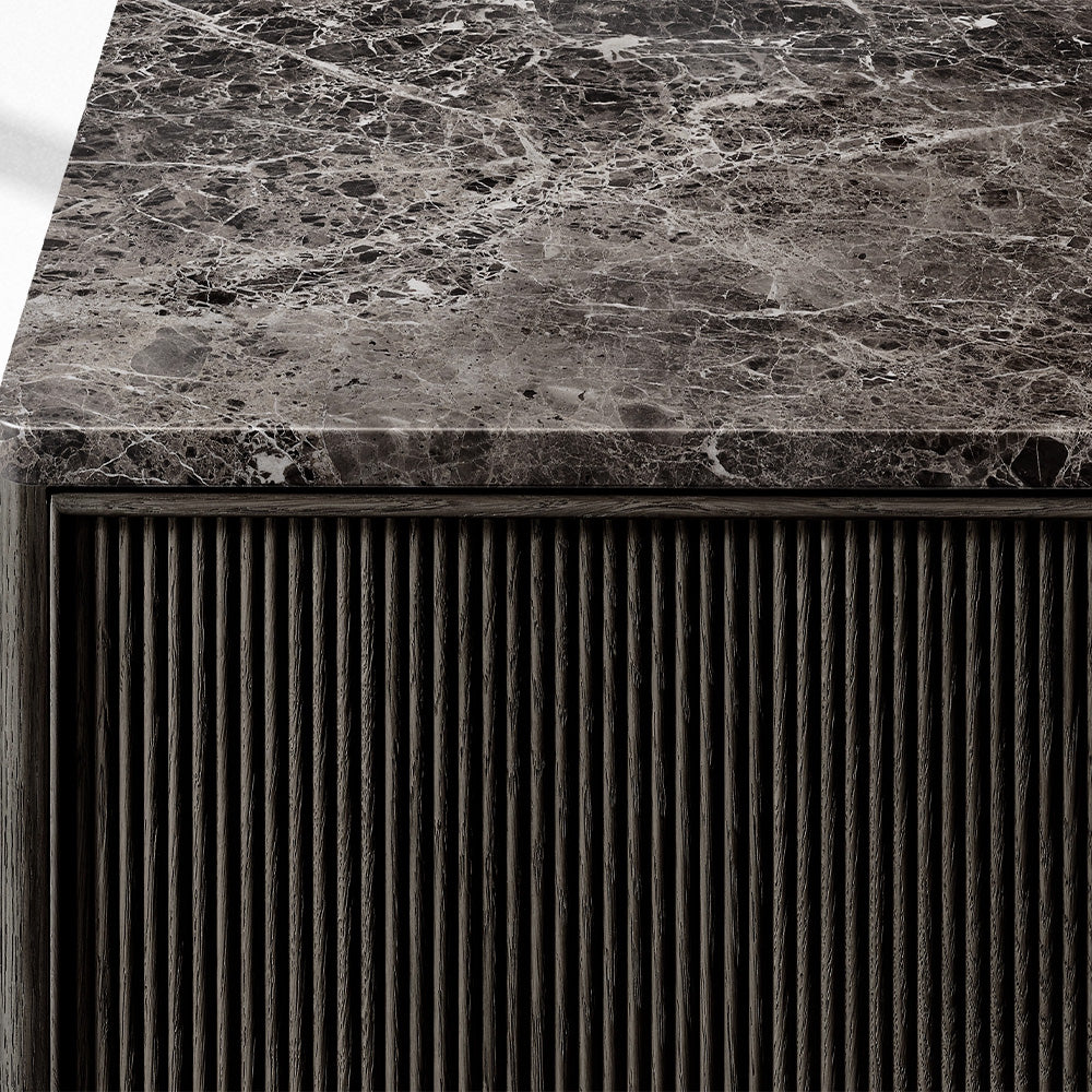Genprestige Emperador Reeded Double-Door Sideboard