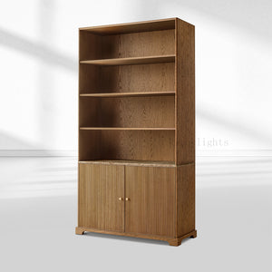 Genprestige Emperador Reeded Sideboard & Hutch