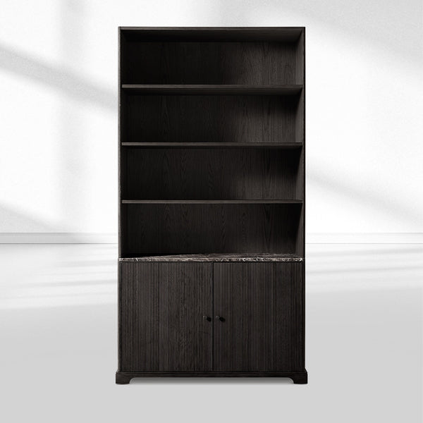 Genprestige Emperador Reeded Sideboard & Hutch