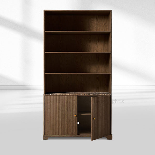 Genprestige Emperador Reeded Sideboard & Hutch