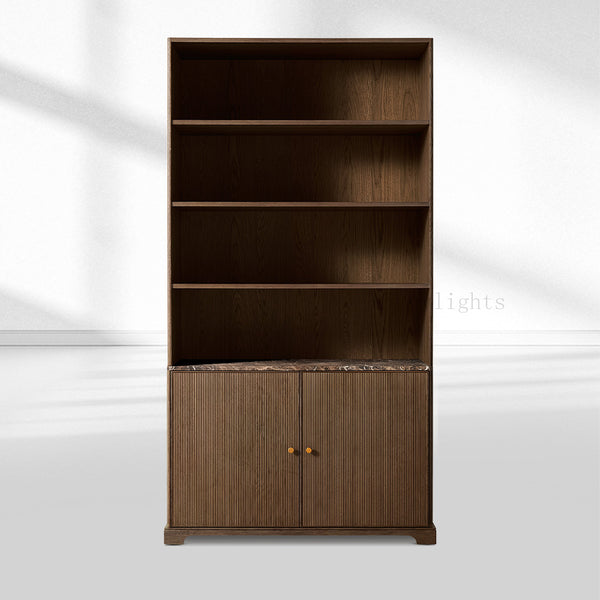 Genprestige Emperador Reeded Sideboard & Hutch