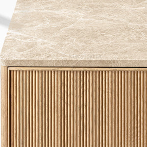 Genprestige Emperador Reeded Double-Door Sideboard