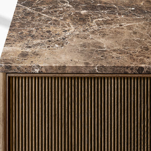 Genprestige Emperador Reeded Double-Door Sideboard