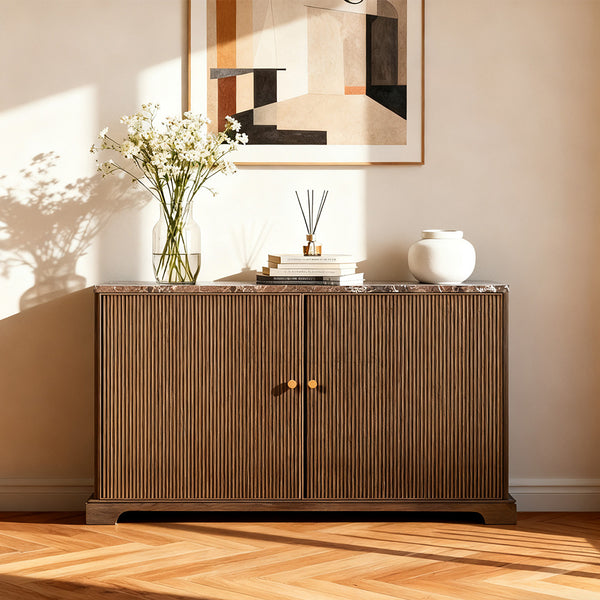 Genprestige Emperador Reeded Double-Door Sideboard