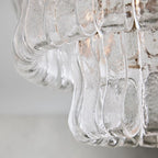 Ghiaccia 2-Tier Glass Round Flush Mount_005