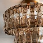 Ghiaccia 2-Tier Glass Round Flush Mount_006