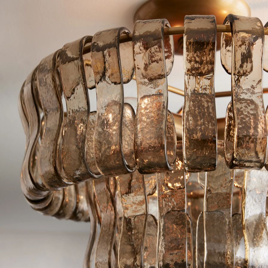Ghiaccia 2-Tier Glass Round Flush Mount_006