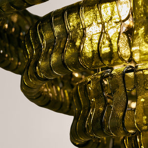 Ghiaccia Glass Round Chandelier