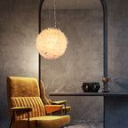 Besy Crystal Cluster Ball Pendant Light