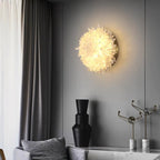 Besy Crystal Sunflower Wall Sconce