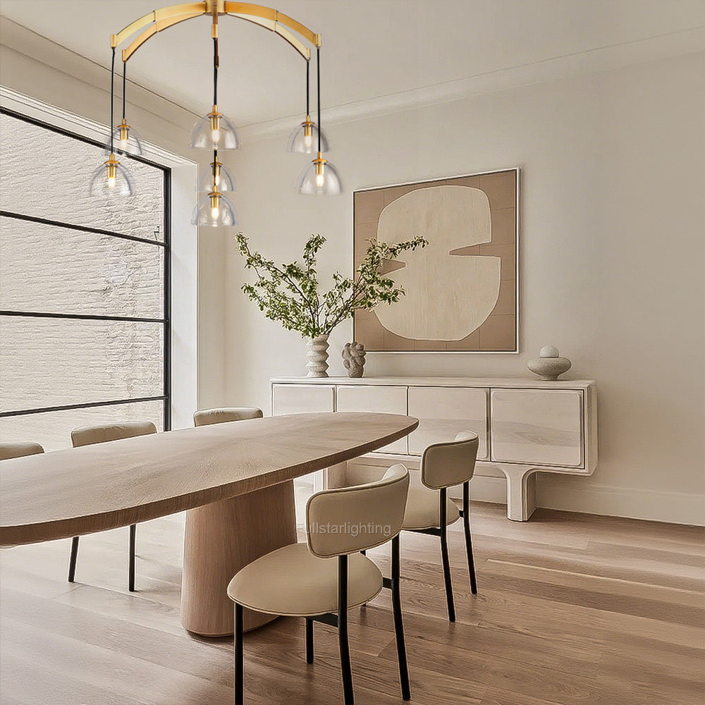 Hemisphere Round Chandelier 36''