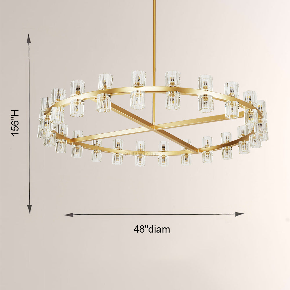 Niko Wine-Glass Round Chandelier 36''48''
