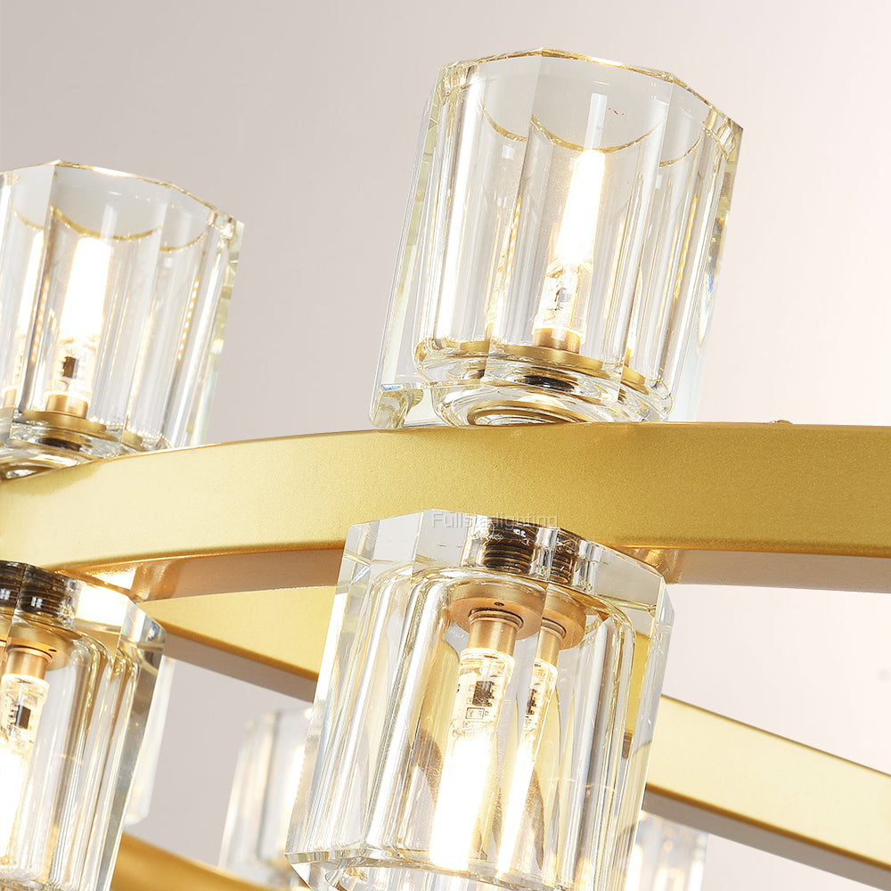 Niko Wine-Glass Round Chandelier 60''