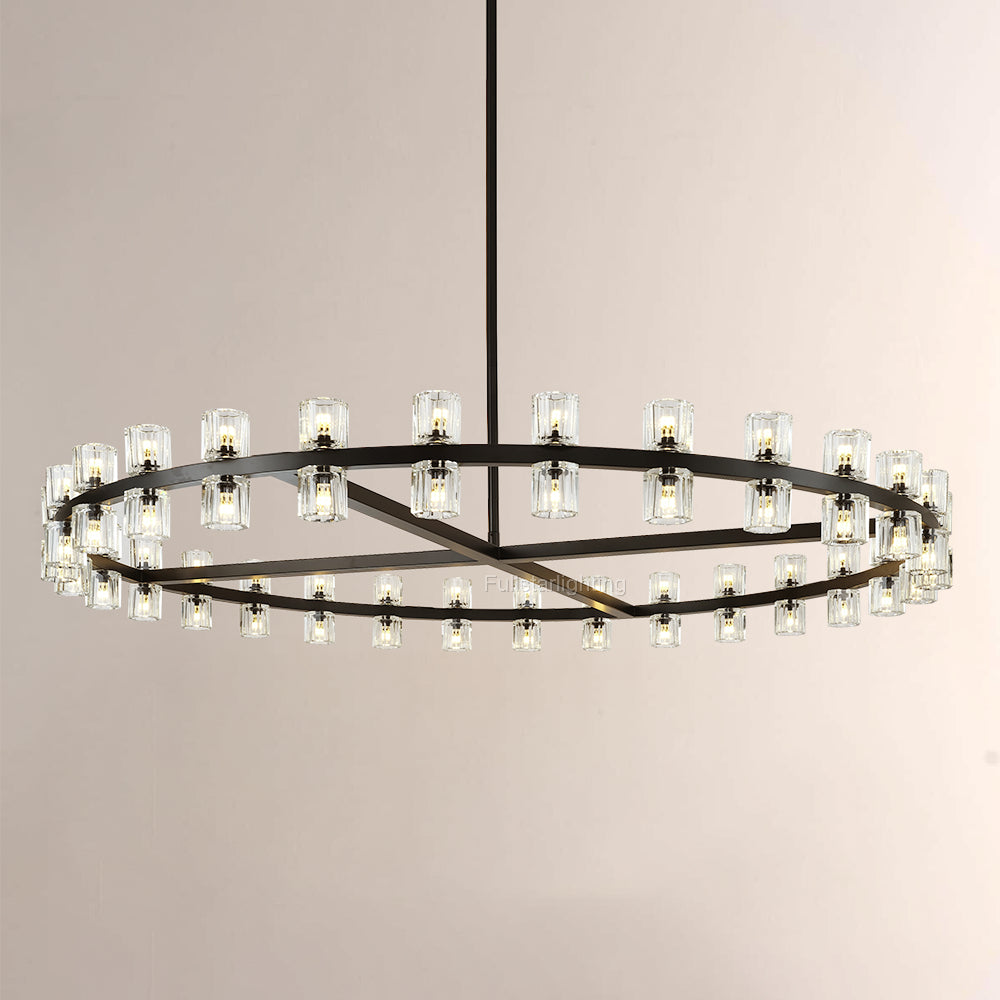 Niko Wine-Glass Round Chandelier 60''