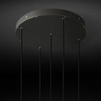 Glass Globe Mobile Cluster Chandelier 28"