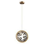 Gold Crystal Staircase Chandelier