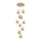 Gold Staircase Chandelier