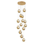 Gold Staircase Chandelier