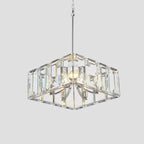Harsonk Crystal Square Chandelier 24" - kimoylights