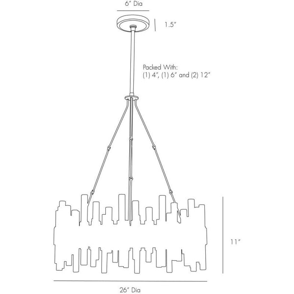 Haskel Small Chandelier