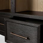 Hattie Triple Entryway Cabinet in Oak  69.75"W