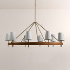 Hastings Round Brass Chandelier