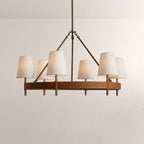Hastings Round Brass Chandelier