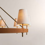 Hastings Round Brass Chandelier