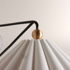 Hayes Pleated Linen Wall Sconce