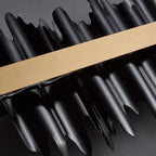 Hill Modern Sculpture Linear Chandelier - thebelacan