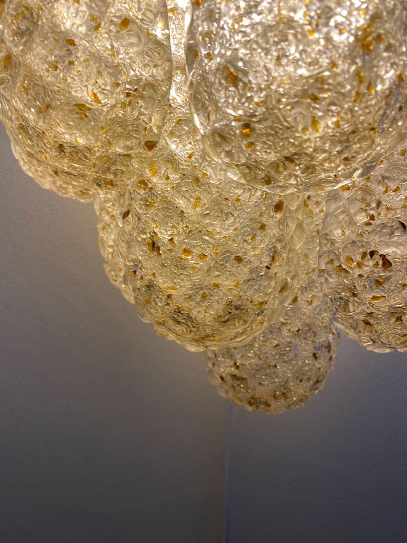 Murano Wall light Drop Amber