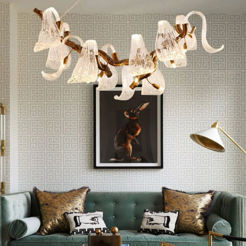 Icarus Wings Branch Chandelier - kimoylights