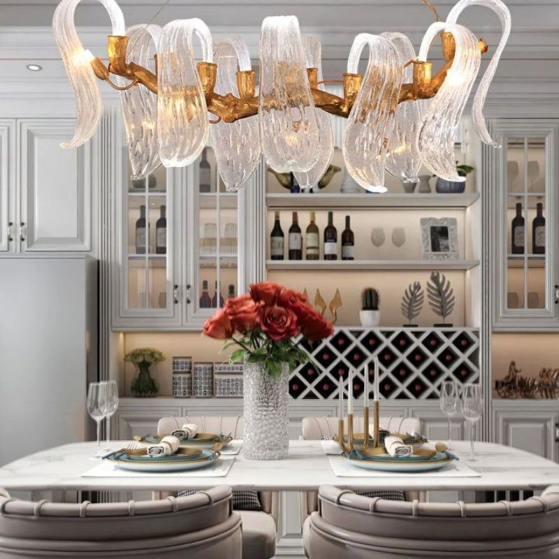 Icarus Wings Branch Chandelier - kimoylights