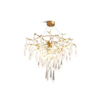 Icicle Crystal Luxury Branch Chandelier - kimoylights