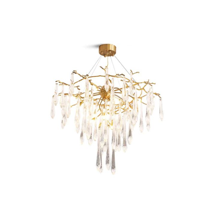 Icicle Crystal Luxury Branch Chandelier - kimoylights