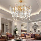 Icicle Crystal Luxury Branch Chandelier - kimoylights