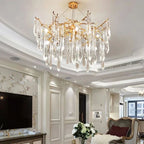 Icicle Crystal Luxury Branch Chandelier  - kimoylights